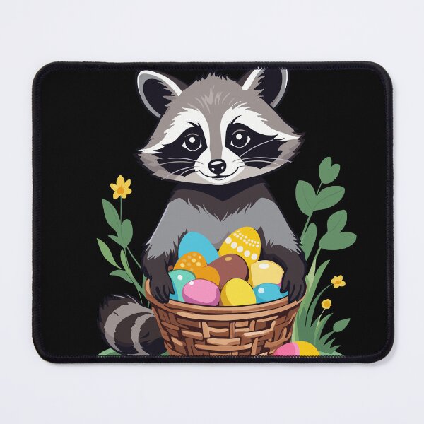 Item preview, Funny raccoon costume cute Easter eggs designed and sold by LuminOrb.