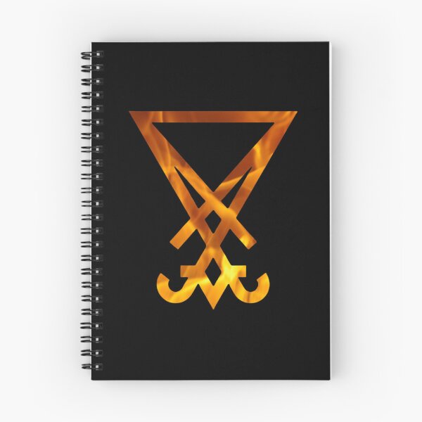 Item preview, red flames Lord Lucifer sigil designed and sold by Zevy-Darling.