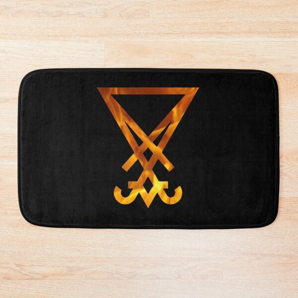 Item preview, red flames Lord Lucifer sigil designed and sold by Zevy-Darling.