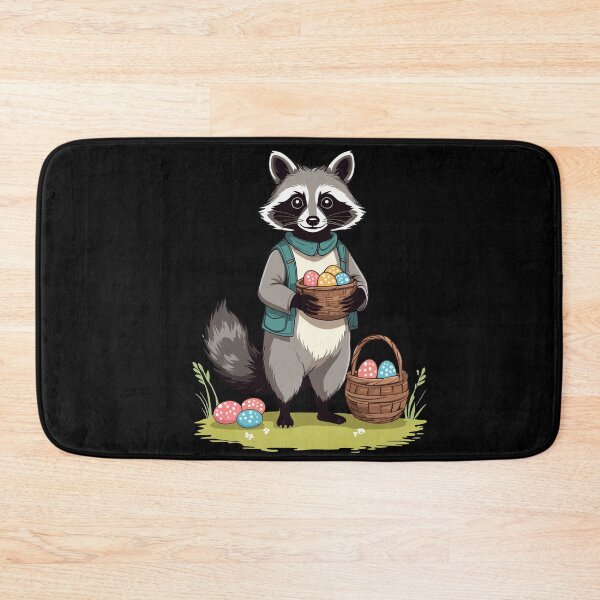 Item preview, Funny cute raccoon costume Easter eggs designed and sold by LuminOrb.