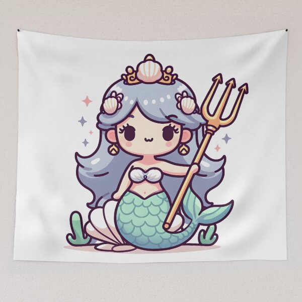 Item preview, Kawaii Mermaid: Seashell Crown designed and sold by CanvasCutie.