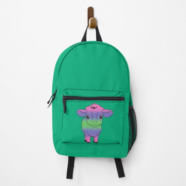 Item preview, Cute Trigender Pride Flag Cow, Kawaii Trigender Pride Design designed and sold by Travelslightly.