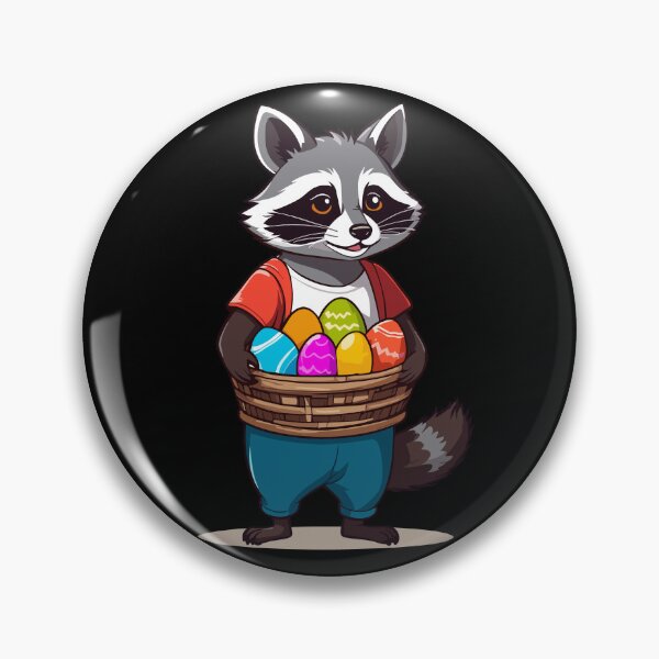 Item preview, Funny raccoon costume cute Easter eggs designed and sold by LuminOrb.