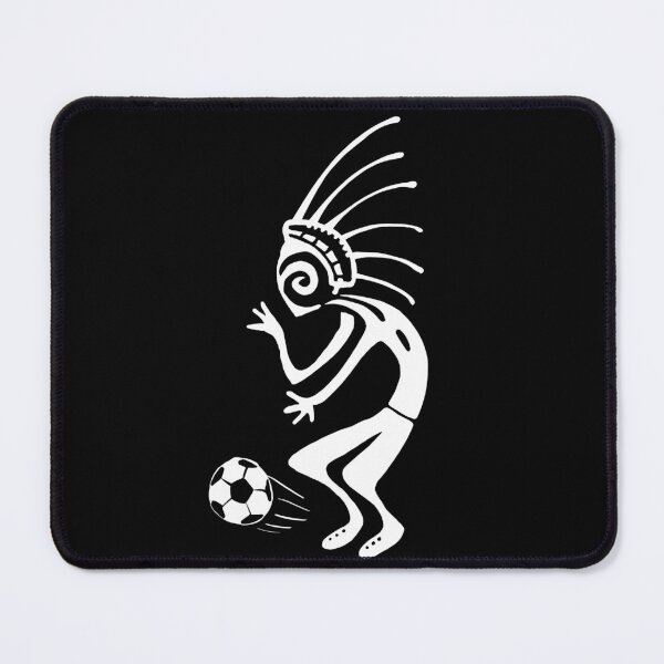 Item preview, Kokopelli soccer white designed and sold by nogamax.