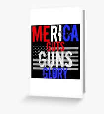 Merica Greeting Card