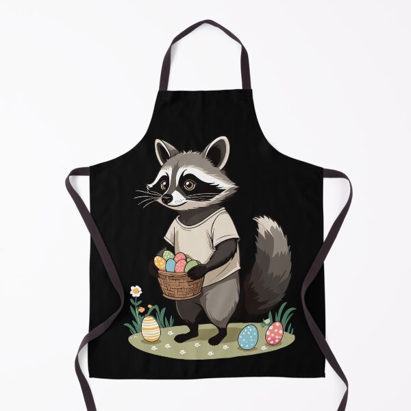 Item preview, Funny raccoon Easter bunny cute costume designed and sold by LuminOrb.