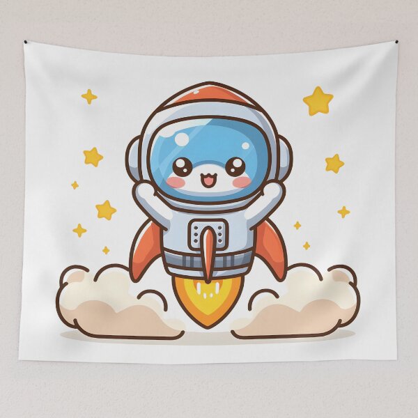 Item preview, Kawaii Rocket: Pilot Helmet designed and sold by CanvasCutie.