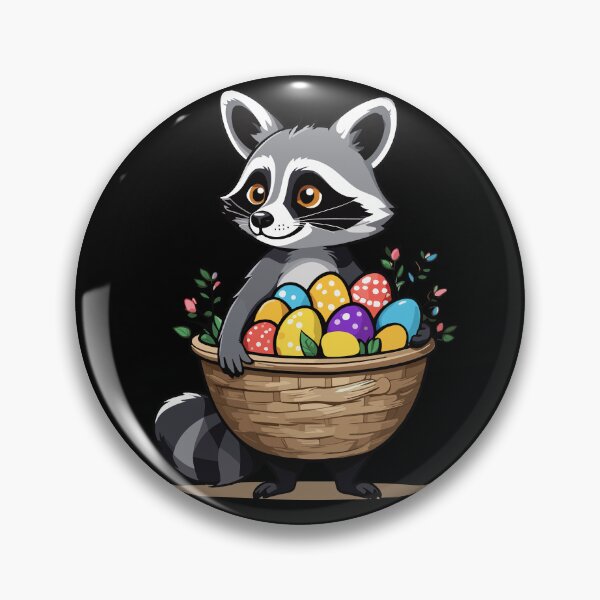 Item preview, Funny raccoon costume cute Easter eggs designed and sold by LuminOrb.