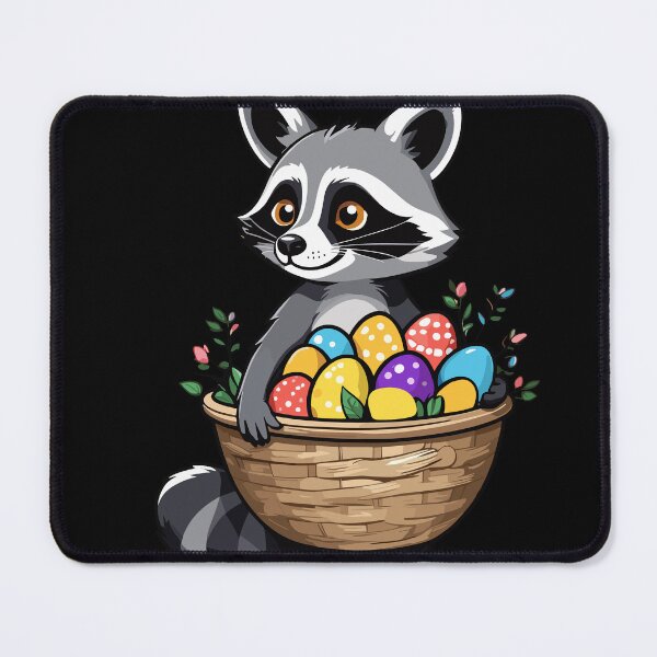 Item preview, Funny raccoon costume cute Easter eggs designed and sold by LuminOrb.
