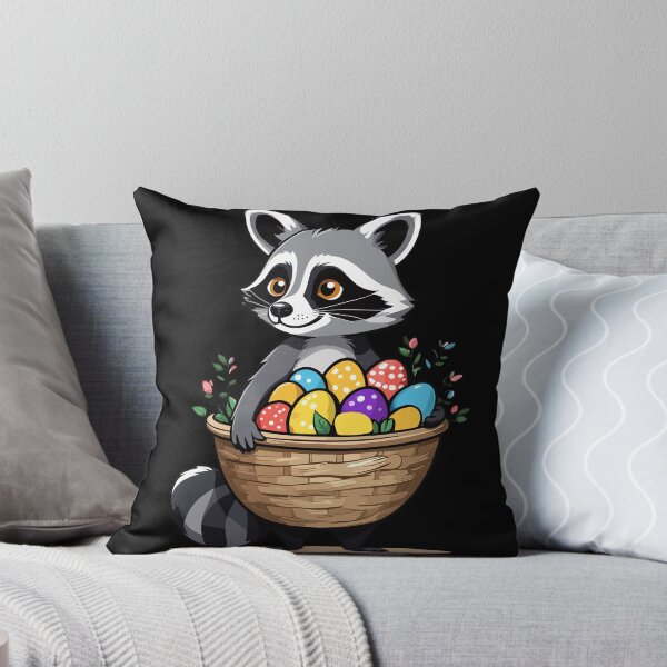 Item preview, Funny raccoon costume cute Easter eggs designed and sold by LuminOrb.