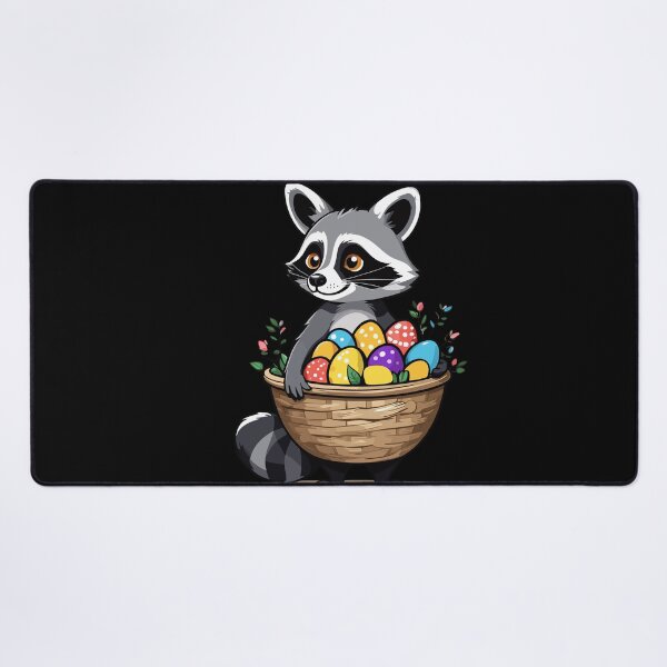 Item preview, Funny raccoon costume cute Easter eggs designed and sold by LuminOrb.
