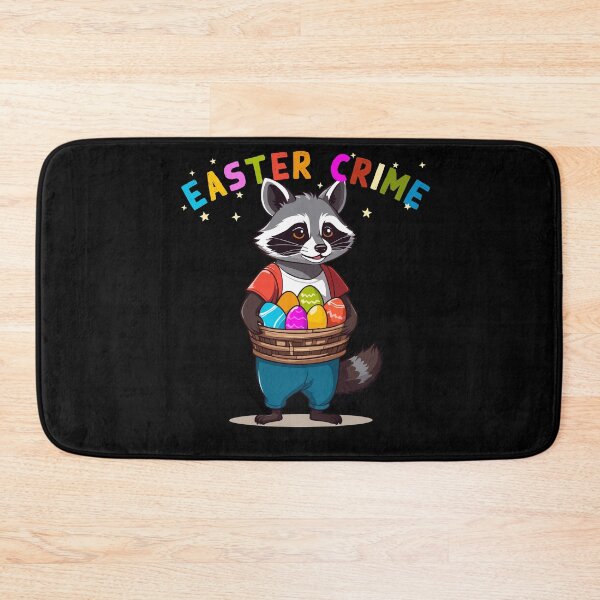 Item preview, Easter Crime Funny Raccoon Easter Bunny designed and sold by LuminOrb.