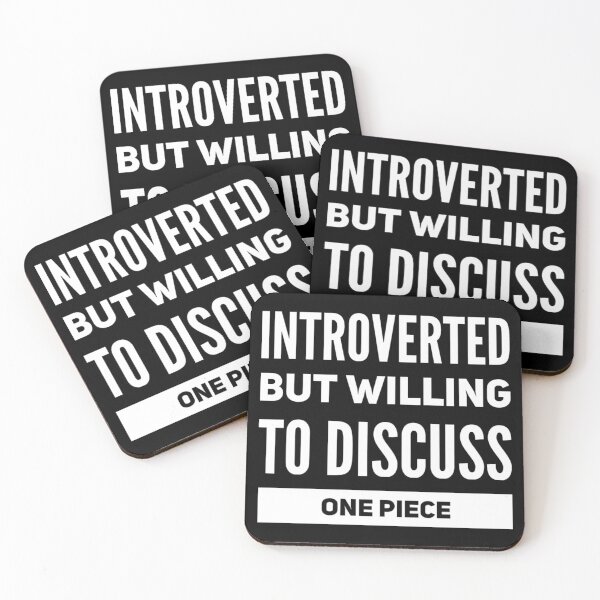 Item preview, Introverted but willing to discuss One Piece designed and sold by livetogether.