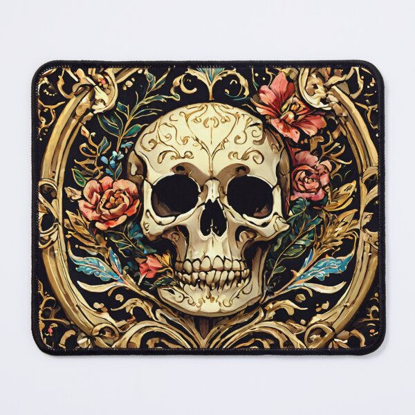 Item preview, Skull and Flowers designed and sold by NerdscapeDC.