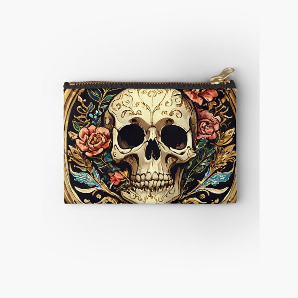 Item preview, Skull and Flowers designed and sold by NerdscapeDC.