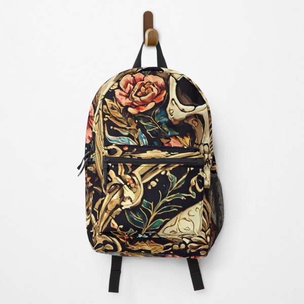 Item preview, Skull and Flowers designed and sold by NerdscapeDC.