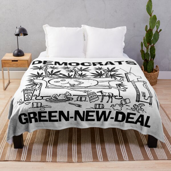 Item preview, DEMOCRATS ~ GREEN NEW DEAL ~ COUCH POTATO ~ (V-6-64) designed and sold by RodeoMalibu.