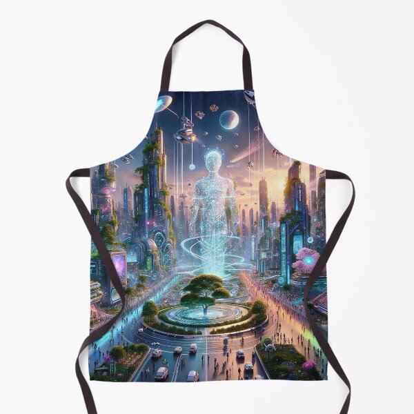Item preview, Cyber-City Utopia designed and sold by CharlesScottArt.