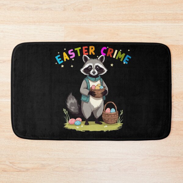 Item preview, Easter crime raccoon Easter bunny design designed and sold by LuminOrb.