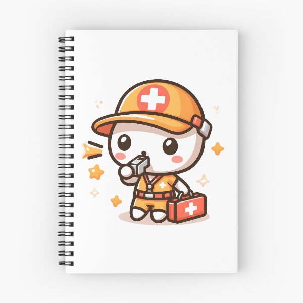 Item preview, Kawaii Lifeguard With Whistle designed and sold by CanvasCutie.
