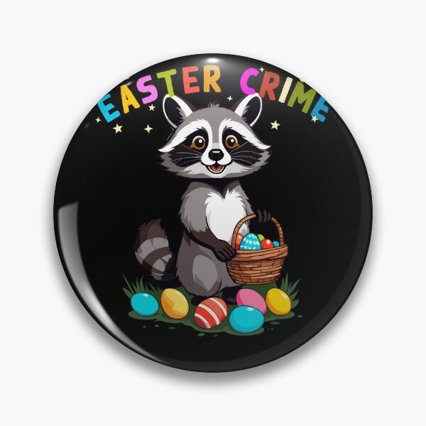 Item preview, Easter crime raccoon Easter bunny design designed and sold by LuminOrb.