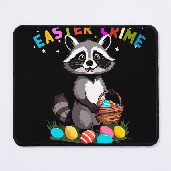 Item preview, Easter crime raccoon Easter bunny design designed and sold by LuminOrb.
