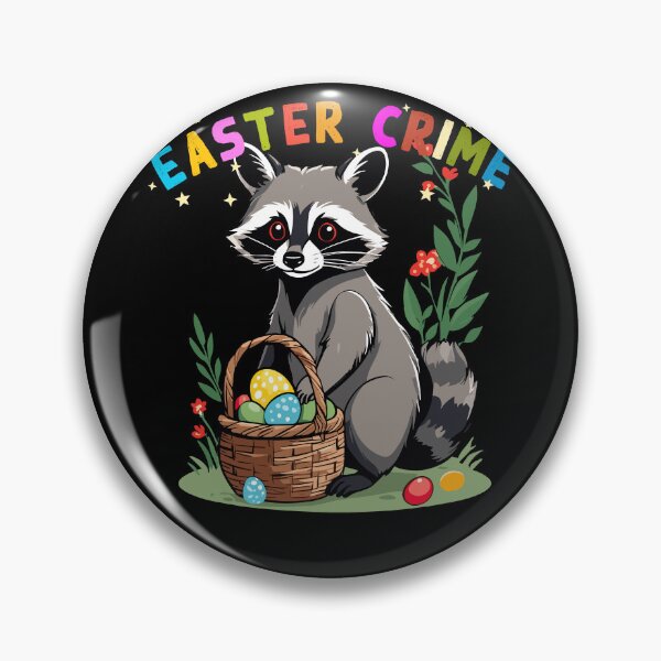 Item preview, Funny raccoon costume cute Easter eggs designed and sold by LuminOrb.