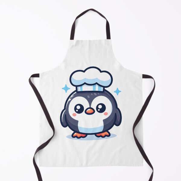 Item preview, Kawaii Puffin With Chef'S Hat designed and sold by CanvasCutie.
