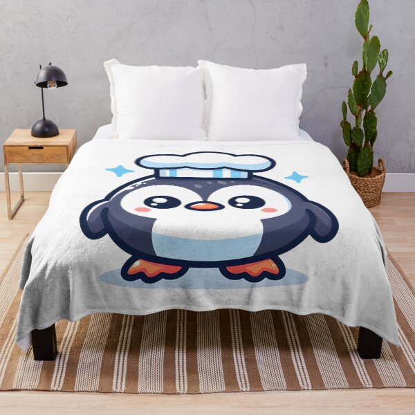 Item preview, Kawaii Puffin With Chef'S Hat designed and sold by CanvasCutie.