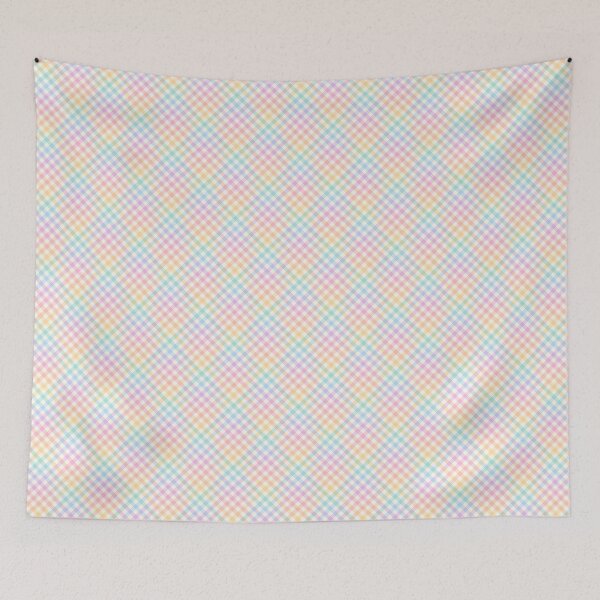 Item preview, Rainbow Plaid | Pastel Plaid | Spring Plaid | Summer Print | Multicolor plaid or tartan, checks, checkered Print  designed and sold by RSDigitalPrintDesign.