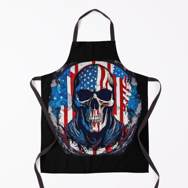 Item preview, The Patriotic Skull designed and sold by Zenvo.