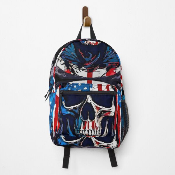 Item preview, The Patriotic Skull designed and sold by Zenvo.