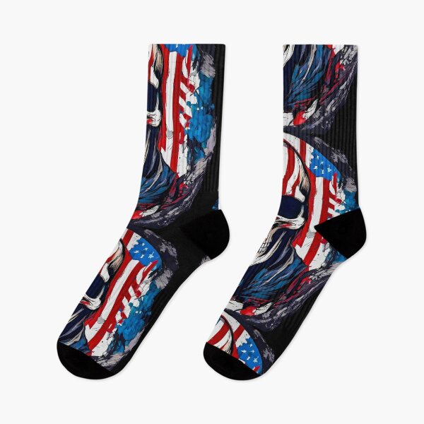 Item preview, The Patriotic Skull designed and sold by Zenvo.