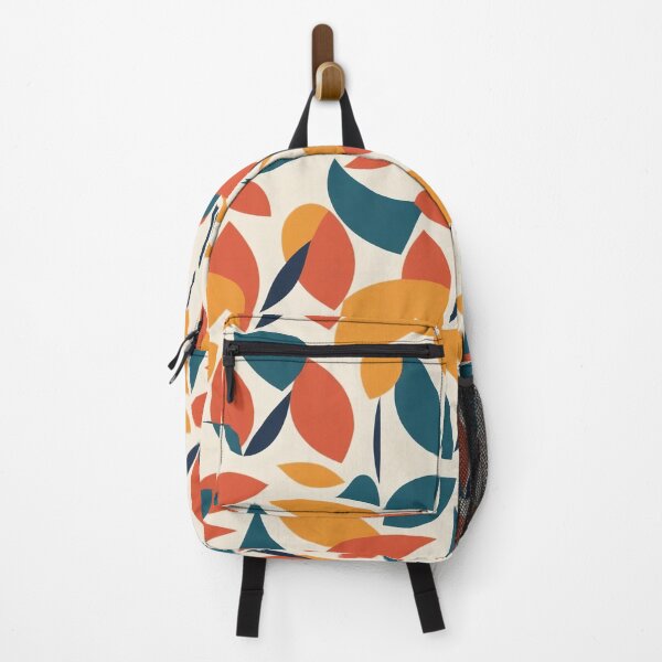 Item preview, Modern minimalist pattern, A abstract and repetitive pattern of abstract leaf-like shapes designed and sold by yeekazar.