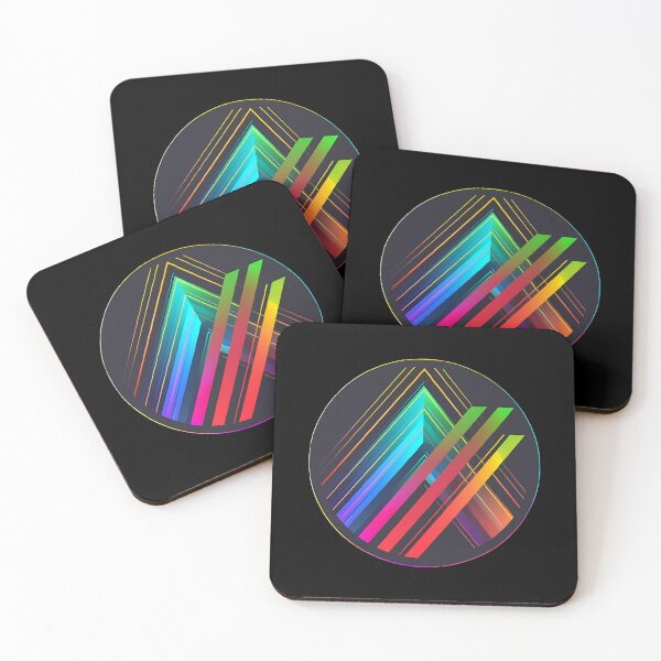 Item preview, “Superimposed geometric logo with triangles” designed and sold by Art-Vortex-fr.