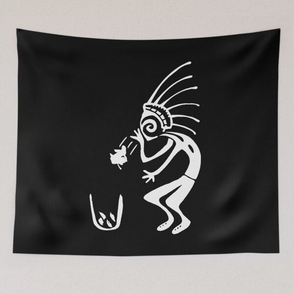 Item preview, Kokopelli trash white designed and sold by nogamax.