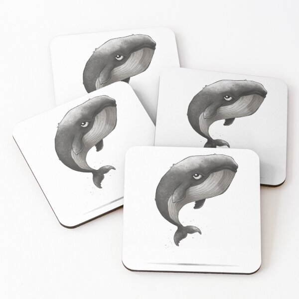 Item preview, Cute sad whale designed and sold by WildernessTints.