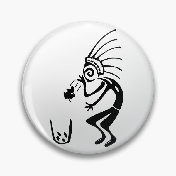 Item preview, Kokopelli trash black designed and sold by nogamax.