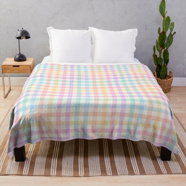 Item preview, Rainbow Plaid | Pastel Plaid | Spring Plaid | Summer Print | Multicolor plaid or tartan, checks, checkered Print  designed and sold by RSDigitalPrintDesign.
