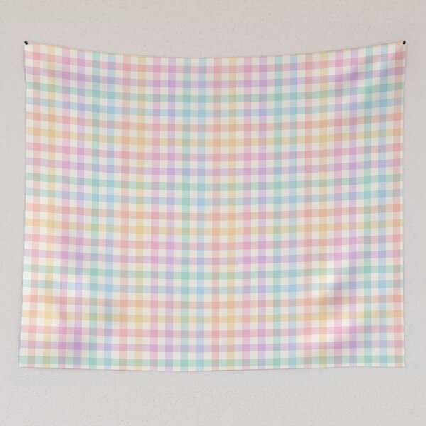 Item preview, Rainbow Plaid | Pastel Plaid | Spring Plaid | Summer Print | Multicolor plaid or tartan, checks, checkered Print  designed and sold by RSDigitalPrintDesign.