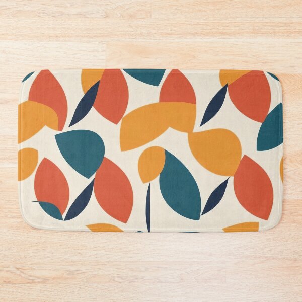 Artikelvorschau, Modern minimalist pattern, A abstract and repetitive pattern of abstract leaf-like shapes entworfen und verkauft von yeekazar.