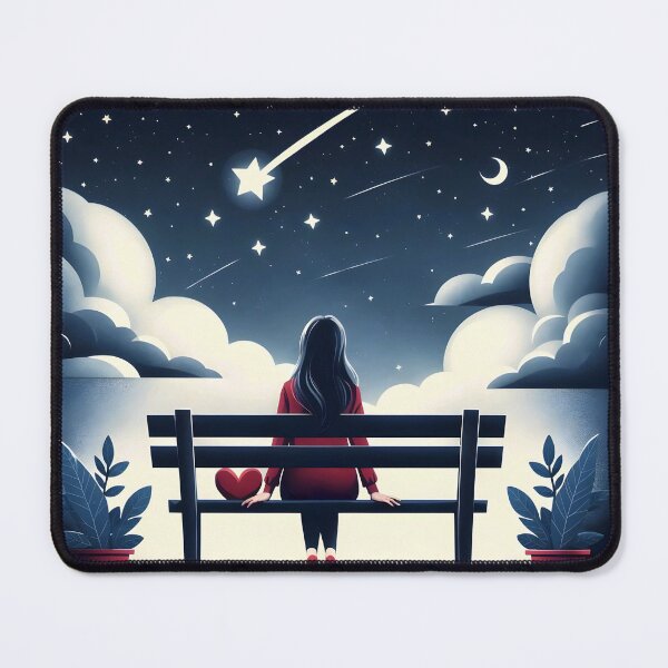 Item preview, Starry Night Woman A Captivating and Ethereal Design designed and sold by Neeanee.