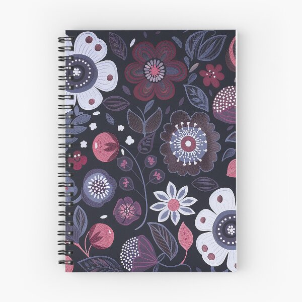 Item preview, Flores moradas de medianoche designed and sold by Repetra.