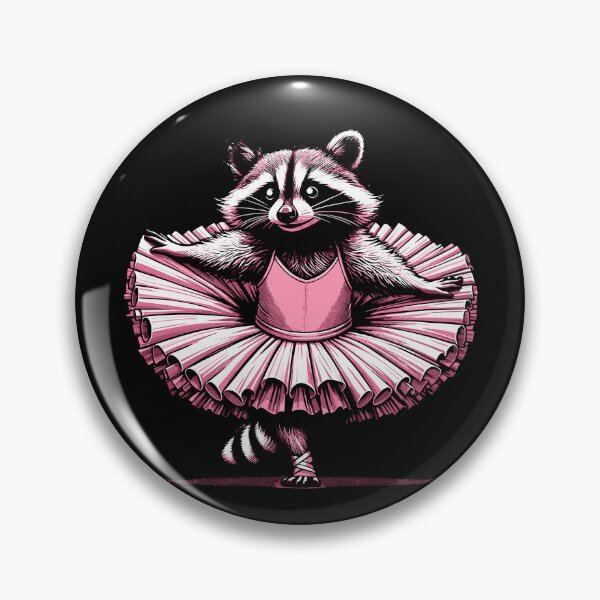 Artikelvorschau, Cute Raccoon Ballet Dance Funny Ballet entworfen und verkauft von KsuAnn.