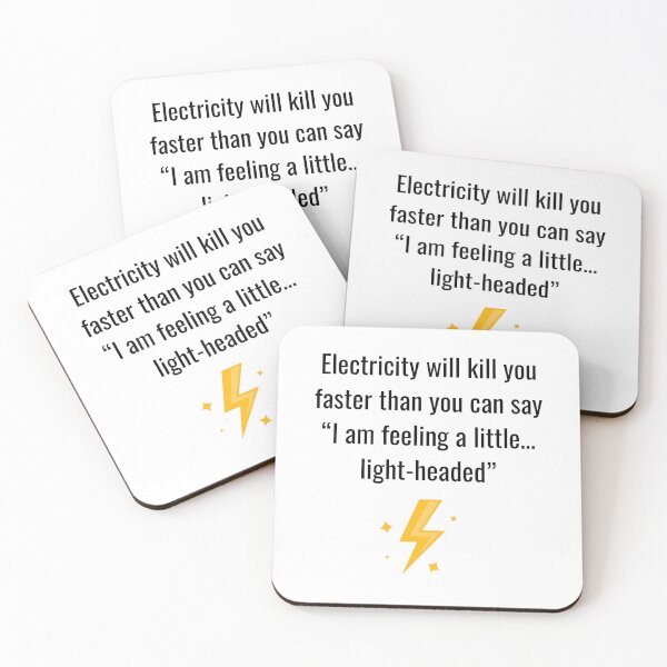 Item preview, Electricity will kill you designed and sold by FOUTI.
