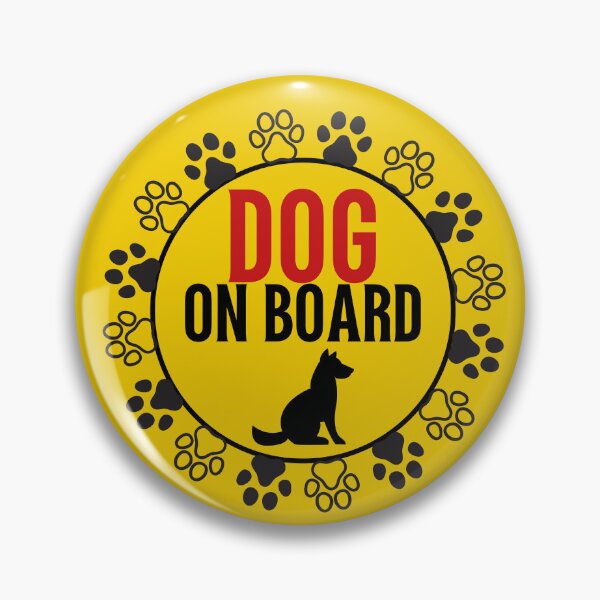 Item preview, Perro a bordo, señal de advertencia designed and sold by Basiadesign.