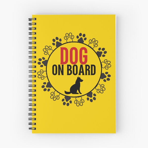 Artikelvorschau, Hund an Bord, Warnschild entworfen und verkauft von Basiadesign.