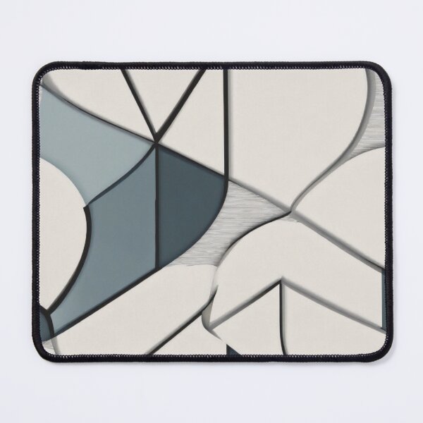 Item preview, Modern minimalist pattern, A abstract and repetitive pattern of abstract leaf-like shapes designed and sold by yeekazar.