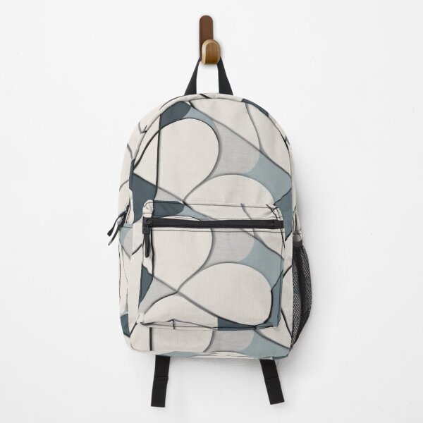 Item preview, Modern minimalist pattern, A abstract and repetitive pattern of abstract leaf-like shapes designed and sold by yeekazar.