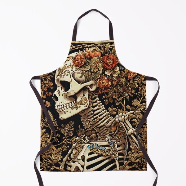 Item preview, Skull and Flowers designed and sold by NerdscapeDC.